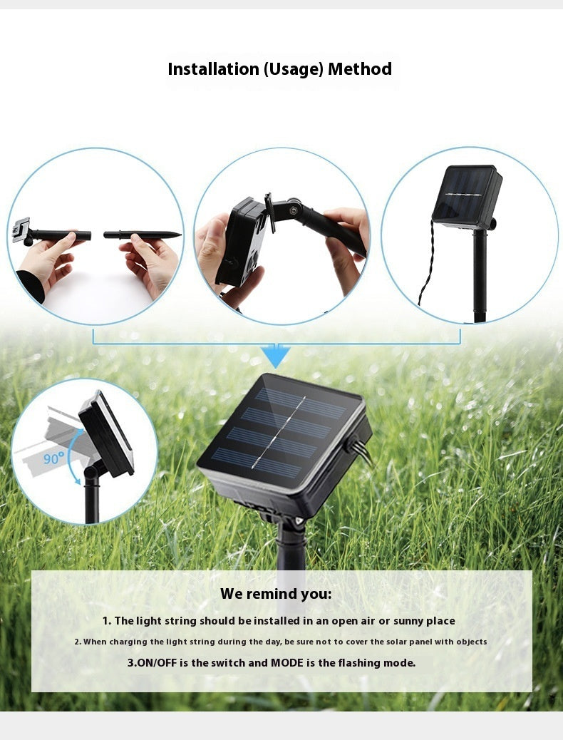 Can Connect Outdoor LED Bulb Light String