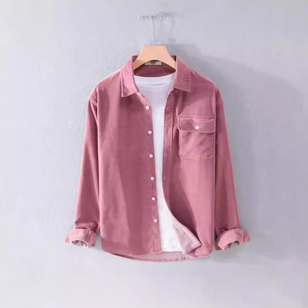 Casual Loose Long-sleeved Shirt For Men