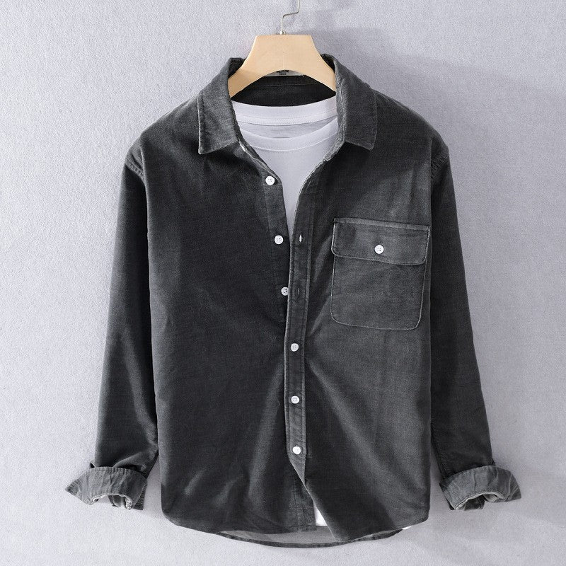 Casual Loose Long-sleeved Shirt For Men