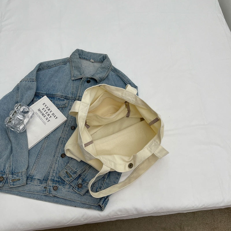 Casual One-shoulder Large Capacity Class Commuter Hand Carrying Canvas Bag