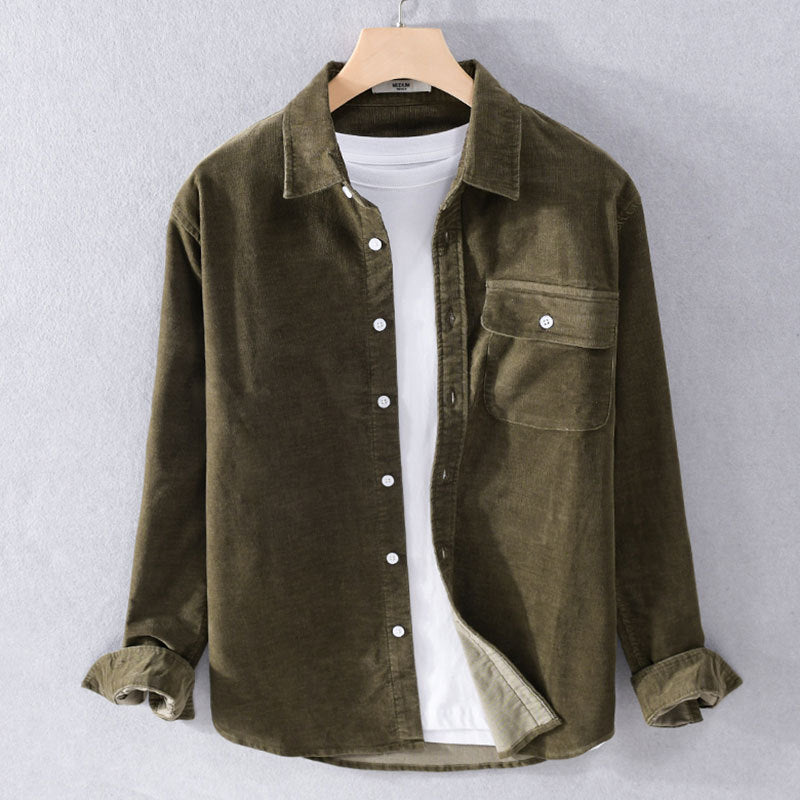Casual Loose Long-sleeved Shirt For Men